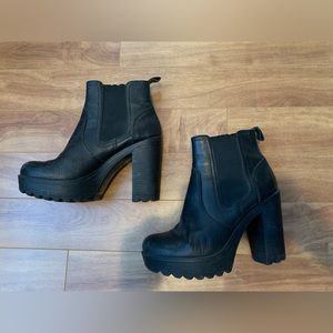 Jeffrey Campbell chunky ankle bootie